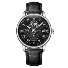 Load image into Gallery viewer, Luxury Men Quartz Watch Three-Eyes Calendar Watch Star Moon Pattern Casual Watch Clock Men Accessories Gift