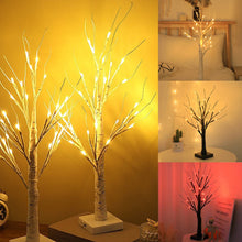 Load image into Gallery viewer, LED Birch Tree Light Warm Orange Light USB Battery Power Lamp Holiday Decorative Lights Landscape Lights Gift Night Light