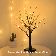 Load image into Gallery viewer, LED Birch Tree Light Warm Orange Light USB Battery Power Lamp Holiday Decorative Lights Landscape Lights Gift Night Light