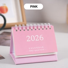 Load image into Gallery viewer, 2026 New Year Simple Style English Mini Desk Calendar Desktop Notepad Colorful Calendar Decoration Gift