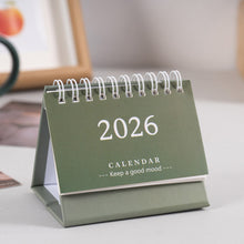 Load image into Gallery viewer, 2026 New Year Simple Style English Mini Desk Calendar Desktop Notepad Colorful Calendar Decoration Gift