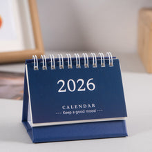 Load image into Gallery viewer, 2026 New Year Simple Style English Mini Desk Calendar Desktop Notepad Colorful Calendar Decoration Gift