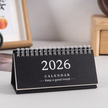 Load image into Gallery viewer, 2026 New Year Simple Style English Mini Desk Calendar Desktop Notepad Colorful Calendar Decoration Gift