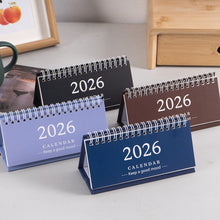 Load image into Gallery viewer, 2026 New Year Simple Style English Mini Desk Calendar Desktop Notepad Colorful Calendar Decoration Gift
