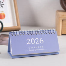 Load image into Gallery viewer, 2026 New Year Simple Style English Mini Desk Calendar Desktop Notepad Colorful Calendar Decoration Gift