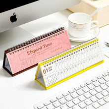 Load image into Gallery viewer, 2026 New Year Simple Style Fresh Mini English Calendar Colorful Memo Calendar Desktop Notepad Decoration Gift