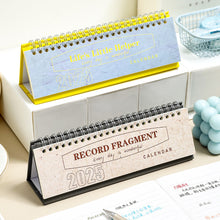 Load image into Gallery viewer, 2026 New Year Simple Style Fresh Mini English Calendar Colorful Memo Calendar Desktop Notepad Decoration Gift