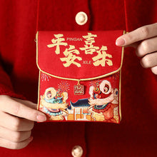 Load image into Gallery viewer, 2026 New Year Fabric Red Envelope New Year Wallet Year Of Horse Red Packet Lucky Money Red Envelopes For Children