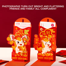 Load image into Gallery viewer, 2026 New Year 3D Red Pocket Cartoon Horse Red Envelopes Lucky Money Red Envelopes Festival Gift For Children