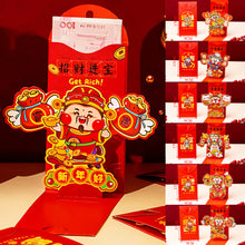 Load image into Gallery viewer, 2026 New Year 3D Red Packet God Of Wealth Red Envelope Lucky Money Red Envelopes Festival Gift For Children