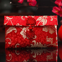Load image into Gallery viewer, Wedding Red Envelopes Brocade Red Envelopes New Year Birthday Red Packet Knot Button Jade Pendant Red Packet