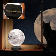 Load image into Gallery viewer, Ambient Rotating Moon Lamp Realistic Romantic Spin Moon Projector Adult Bedside Kids Room Calming Sleep Aid Light