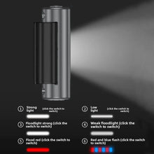 Load image into Gallery viewer, Rechargeable Outdoor Sports Running LED Clip Lamp Night Jogging Light Clip On Mini LED Safety Light USB Charging Waterproof