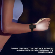 Load image into Gallery viewer, Outdoor Sports LED Light Night Light Wrist Bracelet Wearable Running Arm Belt Glow Dark for Running Cycling Concert Roller Skates