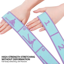 Load image into Gallery viewer, 8 12 Section Adult Child Elastic Yoga Resistance Bands Dance Training Gym Home Pilates Exercise Pull Strap Belt Fitness Sport