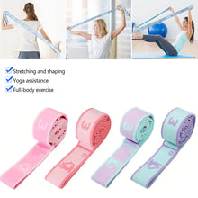 Load image into Gallery viewer, 8 12 Section Adult Child Elastic Yoga Resistance Bands Dance Training Gym Home Pilates Exercise Pull Strap Belt Fitness Sport