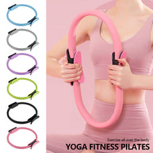 Load image into Gallery viewer, Yoga Fitness Pilates Open Back Ring Yoga Ring Magic Ring Pelvic Floor Muscle Training Yoga Supplies Pilates Ring