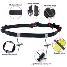Load image into Gallery viewer, Marathon Race Number Waist Belt Holder with 6 Loops Outdoor Running Belt Adjustable for Running Cycling Triathlon Marathon