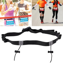 Load image into Gallery viewer, Marathon Race Number Waist Belt Holder with 6 Loops Outdoor Running Belt Adjustable for Running Cycling Triathlon Marathon