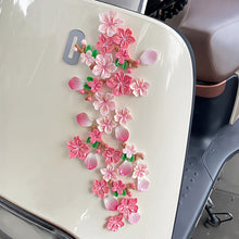 Load image into Gallery viewer, Car Interior Center Console Peach Blossom Decoration Ornaments Cute Pink Flower for Vehicle Dirt Electric Bike Ornaments