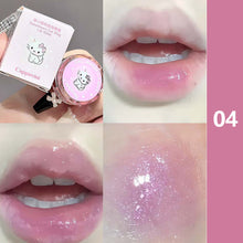 Load image into Gallery viewer, Sweetheart Cat Ring Lip Gloss Hydrating Lip Tint Moisturizing Lip Glaze Long-lasting Moisturizing Glossy Lip Gloss Lip Makeup Cosmetic