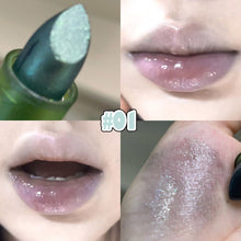 Load image into Gallery viewer, Black Lipstick Lip Balm Sheer Black Shimmer & Glitter Moisturizing & Nourishing Gothic & Punk Style Daily Unique Look Beauty & Cosmetics