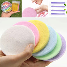 Load image into Gallery viewer, PVA Compressed Facial Sponge Makeup Disposable Removing Puff Water Expanding Sponge Lint-free Makeup Removal Tool