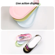 Load image into Gallery viewer, INS Style Nail Tool Disinfection Box Metal Jewelry Tray Stainless Steel Easy to Clean For Nail Art Enthusiasts DIY Manicurists