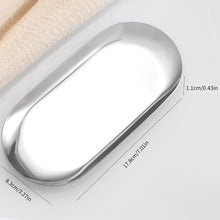 Load image into Gallery viewer, INS Style Nail Tool Disinfection Box Metal Jewelry Tray Stainless Steel Easy to Clean For Nail Art Enthusiasts DIY Manicurists