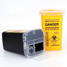 Load image into Gallery viewer, Tattoo Needle Bin Microblading Sharps Collector Portable Compact Tattoo & Microblading Studio For Tattoo Artists Beauty Waste Bin Sanitary Disposal