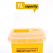 Load image into Gallery viewer, Tattoo Needle Bin Microblading Sharps Collector Portable Compact Tattoo & Microblading Studio For Tattoo Artists Beauty Waste Bin Sanitary Disposal