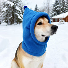 Load image into Gallery viewer, Funny Pet Warm Hat for Large/Medium Dogs Polar Fleece Soothing Winter Outdoor Adventure Labrador Golden Retriever Christmas Pet Accessory