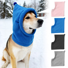 Load image into Gallery viewer, Funny Pet Warm Hat for Large/Medium Dogs Polar Fleece Soothing Winter Outdoor Adventure Labrador Golden Retriever Christmas Pet Accessory
