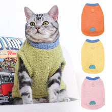 Load image into Gallery viewer, 2.5-7.5kg Pet Fleece Vest Cat Dog Warm Winter Sweater Fleece Lined Soft Cute Pet Apparel For Indoor Outdoor Winter Use Pet Owners Gift