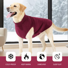 Load image into Gallery viewer, 4-42.5kg Dog Winter Clothes Handsome Home Wear Warm Pet Hoodie Yard Play Clothes Daily Pet Apparel For Medium Large Dogs Labrador Corgi Dog