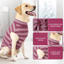 Load image into Gallery viewer, 4-42.5kg Dog Winter Clothes Vest Pet Sweater Soft Knitted Winter Coat Large Breed Season Fall Winter Home Wear Labrador Pullover Pet Supplies