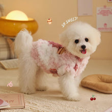 Load image into Gallery viewer, 2.5-7kg Warm Cat Vest Kawaii Winter Cat/Dog Clothing Soft Fabric Pet Fashion Vest Pet Accessories for Winter