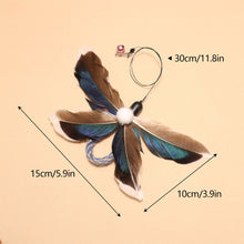 Load image into Gallery viewer, Insect-shaped Feather Cat Toy Replacement Head DIY Replace Cat Teaser Stick Replacement Pendant Pet Toy Accessories For Cat Owners/Lovers