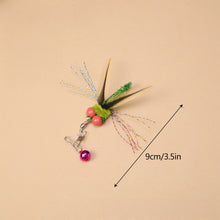 Load image into Gallery viewer, Insect-shaped Feather Cat Toy Replacement Head DIY Replace Cat Teaser Stick Replacement Pendant Pet Toy Accessories For Cat Owners/Lovers