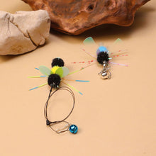 Load image into Gallery viewer, Insect-shaped Feather Cat Toy Replacement Head DIY Replace Cat Teaser Stick Replacement Pendant Pet Toy Accessories For Cat Owners/Lovers