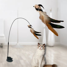 Load image into Gallery viewer, Realistic Bird-Shaped Feather Cat Toy Replacement Head DIY Replace Cat Teaser Stick Replacement Pendant Pet Toy Accessories For Cat Owners/Lovers