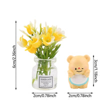 Load image into Gallery viewer, Car Interior Center Console Navigator Screen Little Bear Decoration Ornaments Cute Doll Home Car Ornaments