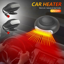Load image into Gallery viewer, 12-24V Car Heater Fan Car Windshield Defogging Demister Defroster Construction Site Outdoor Hand Warmer Space Heater