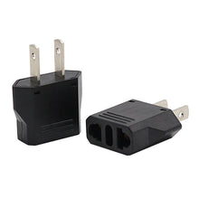Load image into Gallery viewer, EU Euro KR Plug Adapter US to EU Plug Adapter Travel KR EU Adapter Electric EU KR Plug Converter Power Sockets AC Outlet
