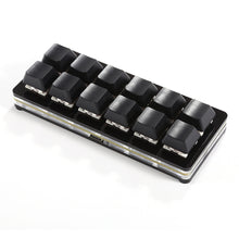 Load image into Gallery viewer, 12 Keys Mini Mechanical Gaming Keyboard One Handed Keypad USB-C Wired Keypad Programmable and Hot Swappable Keyboard