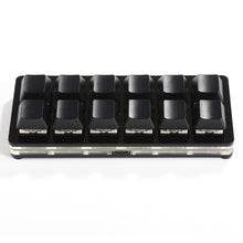 Load image into Gallery viewer, 12 Keys Mini Mechanical Gaming Keyboard One Handed Keypad USB-C Wired Keypad Programmable and Hot Swappable Keyboard