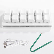 Load image into Gallery viewer, 12 Keys Mini Mechanical Gaming Keyboard One Handed Keypad USB-C Wired Keypad Programmable and Hot Swappable Keyboard