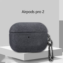 Load image into Gallery viewer, Suede Leather Case For Airpods Pro 2 For Airpods Pro 3 Airpods 4 3 Case Luxury Artificial Leather All Inclusive Case