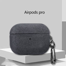 Load image into Gallery viewer, Suede Leather Case For Airpods Pro 2 For Airpods Pro 3 Airpods 4 3 Case Luxury Artificial Leather All Inclusive Case