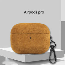 Load image into Gallery viewer, Suede Leather Case For Airpods Pro 2 For Airpods Pro 3 Airpods 4 3 Case Luxury Artificial Leather All Inclusive Case